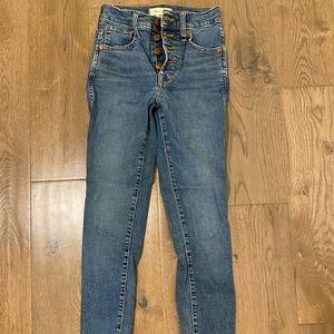 madewell skinny jeans